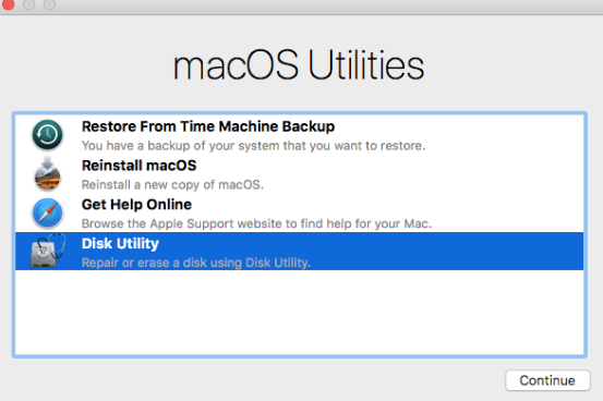 Disk Utility to repair or erase Mac disk - How to reset a macbook air and delete data safely