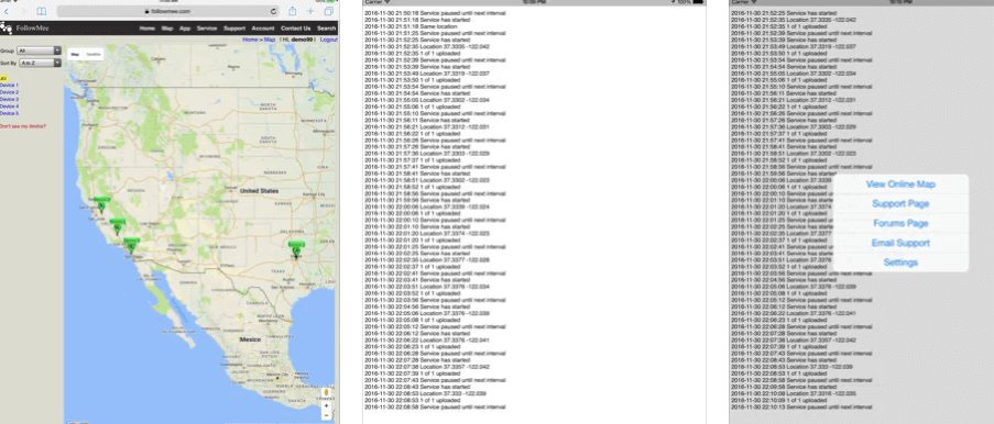 FollowMee GPS Location Tracker & Locate Mobile Devices free tracking app for iphone
