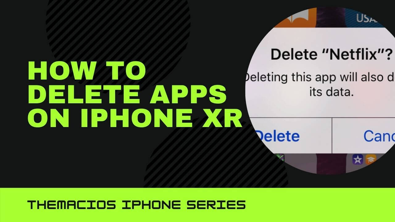 How to delete apps on iPhone xr