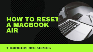 How to reset macbook air