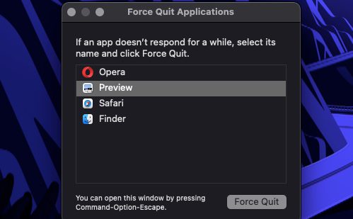 force quit apps on mac using ctrl alt delete alternative method