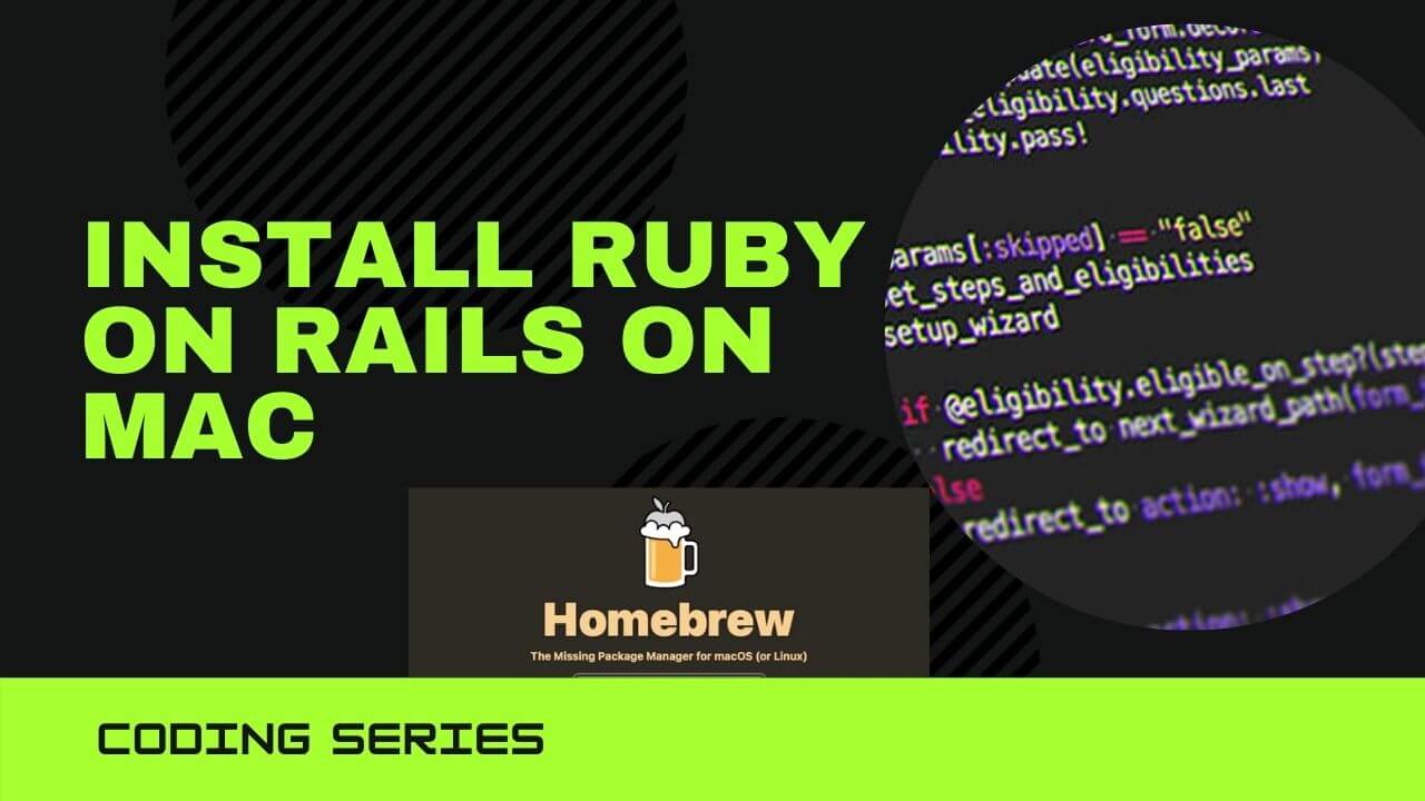 install ruby and ruby on rails on mac