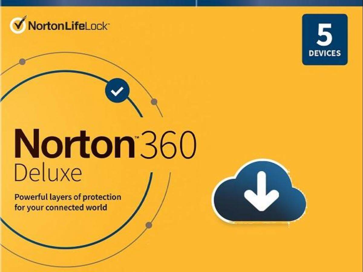 Norton 360 Deluxe powerful antivirus and ransomware protection