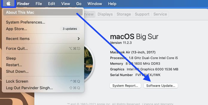 update mac to fix macbook camera