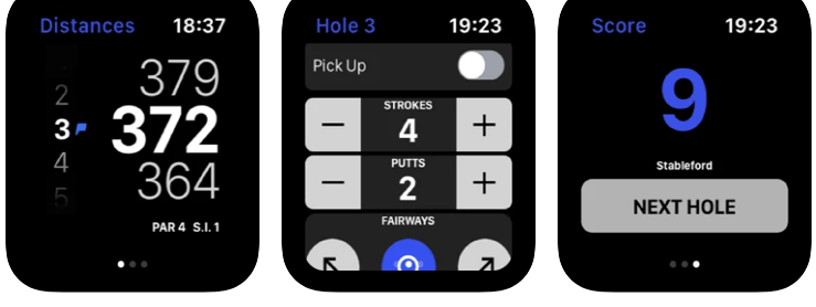 Hole19 free best Golf ing app for Apple Watch with Scorecard and GPS