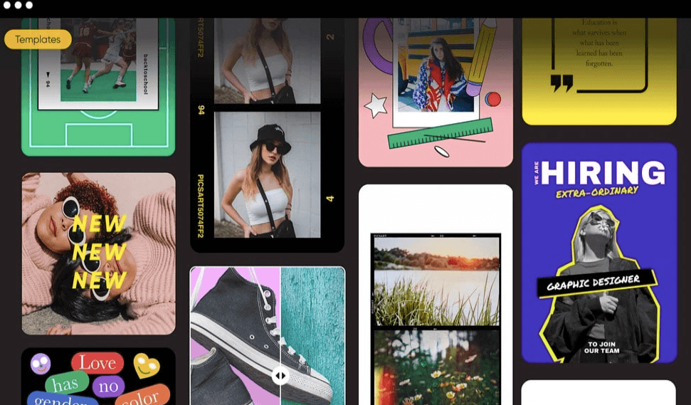 Picsart Story templates