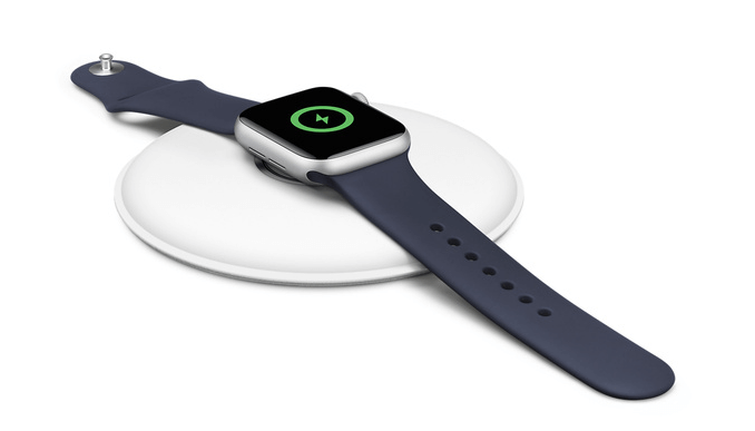 charge your Apple Watch in a flat position with its strap open