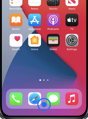 close app on iPhone X and later (iPhone 11, iPhone 12, iPhone 12 Pro )