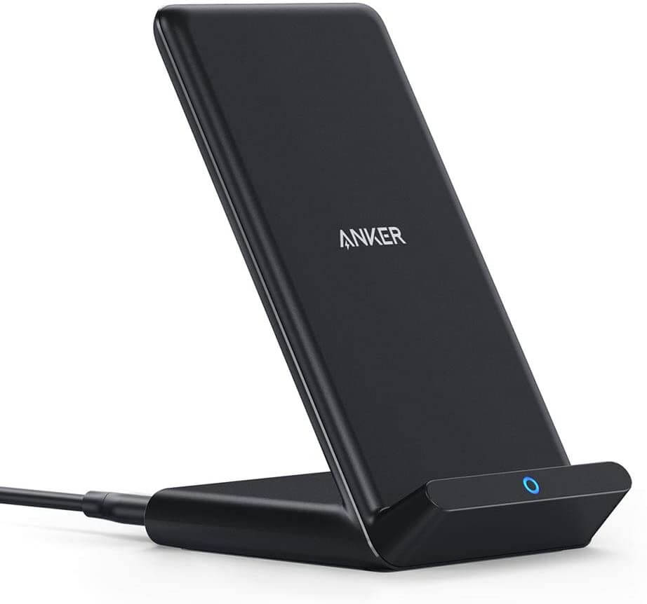 Anker Wireless Charger, PowerWave Stand, Qi-Certified for iPhone 12, 12 Mini, 12 Pro Max