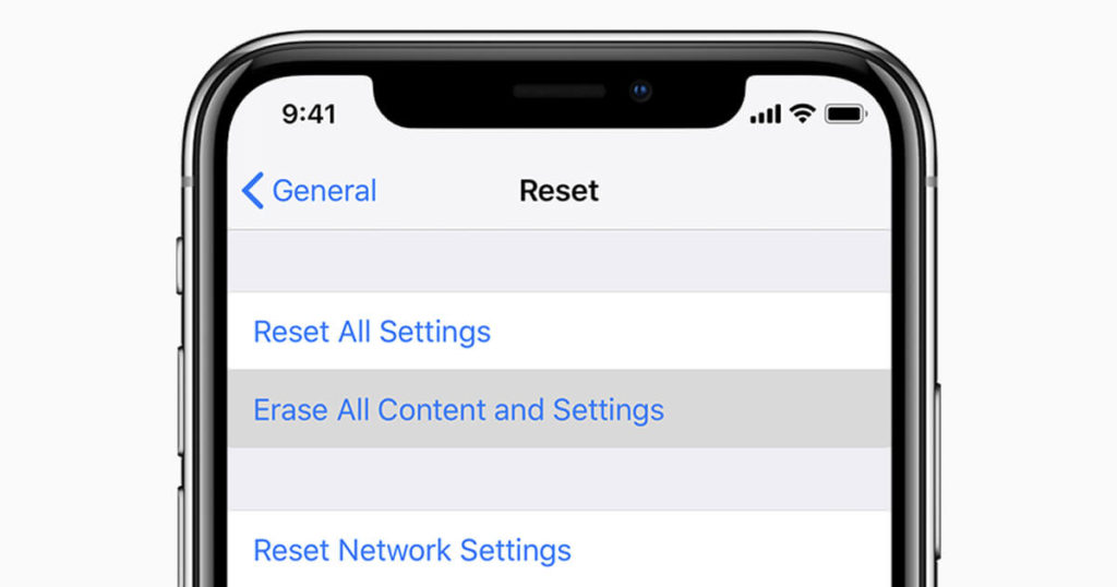 Reset all settings on your iPhone