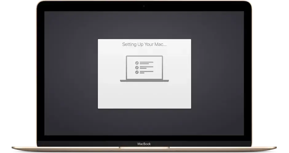 Fix macOS Monterey is stuck on 'Setting Up Your Mac.jpg