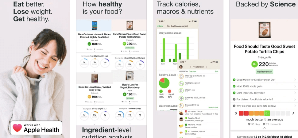 Fooducate Excellent iPhone Weight loss app With Nutrition & Diet Tracker