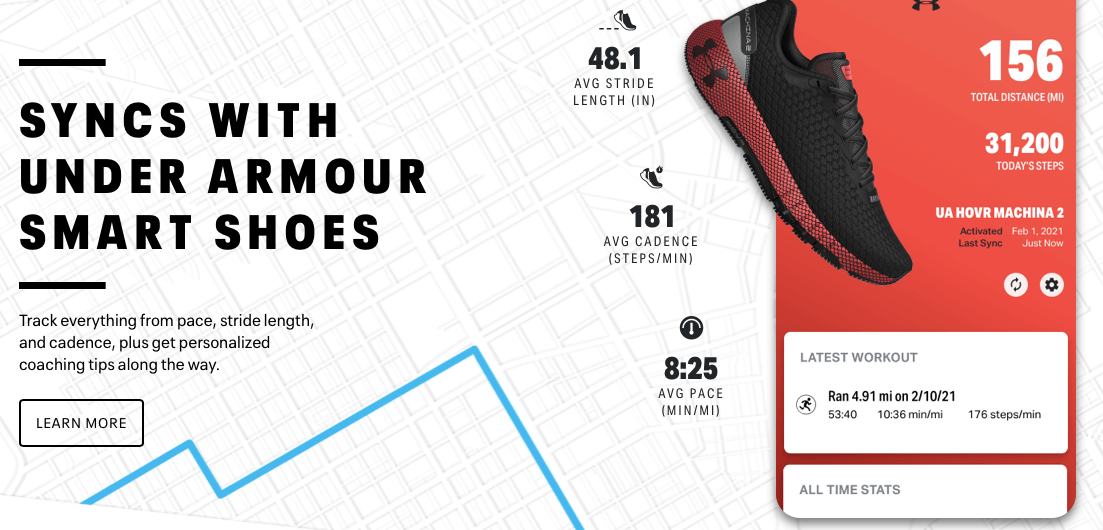 Under Armour Map My Walk App 