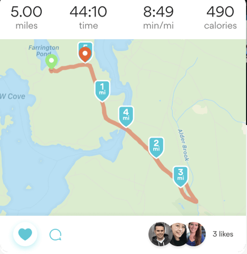 Engage with other members of the Runkeeper community