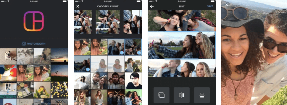 Layout from Instagram- Excellent Best Free Collage App for iPhone