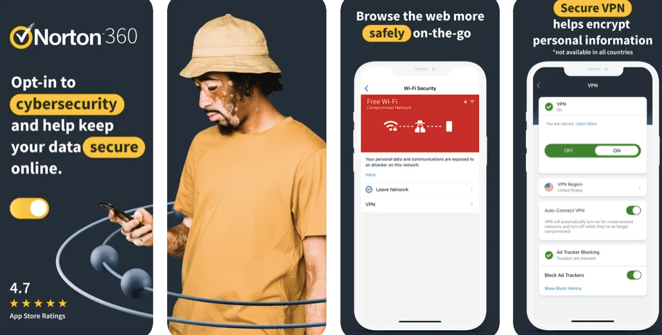 Navigate the web more safely with Norton 360 for iOS