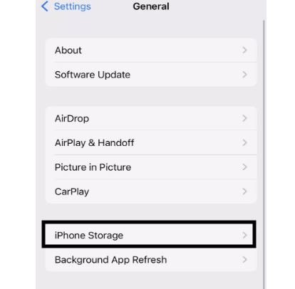 Open settings iPhone 13