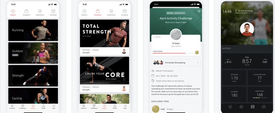 Peloton Professional running app for iPhone Users