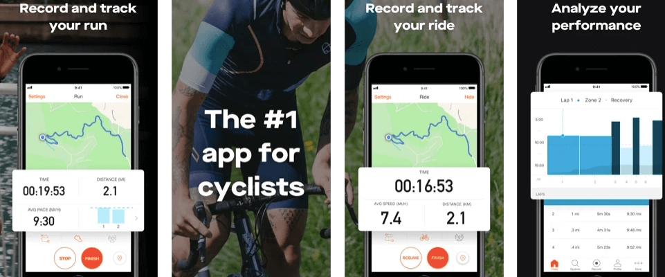 Strava Best Overall running app for iPhone