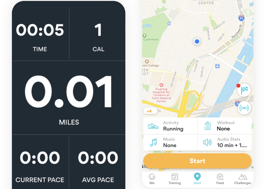 tracking feature and audio cues will help you monitor your pace and distance
