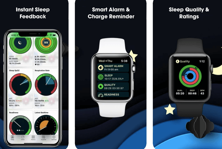 AutoSleep will automatically record when you fall asleep