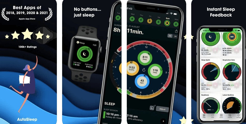 Autosleep tracker Review Apple watch and iPhone