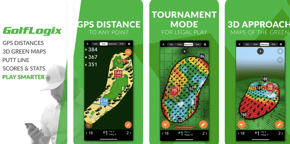 GolfLogix Golf GPS App for iPhone and Android