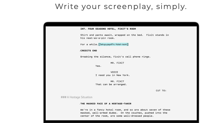 Slugline 2 Best Writing Software for Mac
