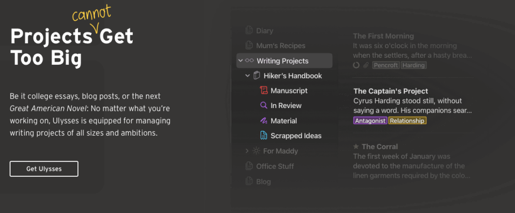 Ulysses The Ultimate Writing App for Mac, iPad and iPhone