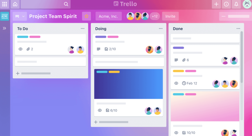 Collaborate, manage projects, and reach new productivity peaks. From high rises to the home office, the way your team works is unique—accomplish it all with Trello.