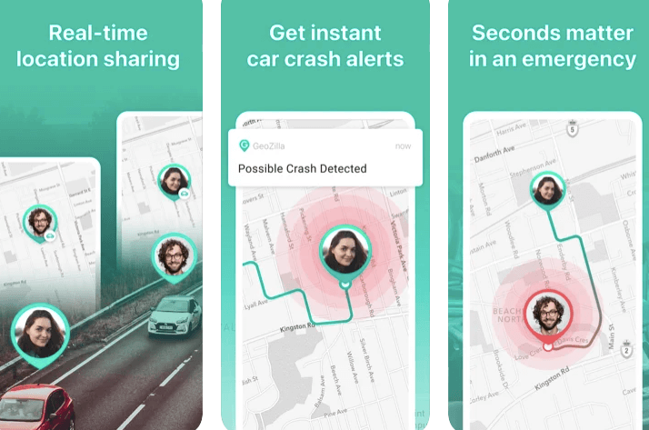 GeoZilla allows you to Know See where they've been during the day, Know if they are speeding or using their phone while driving