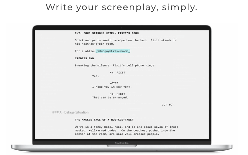 Slugline Review Write your screenplay