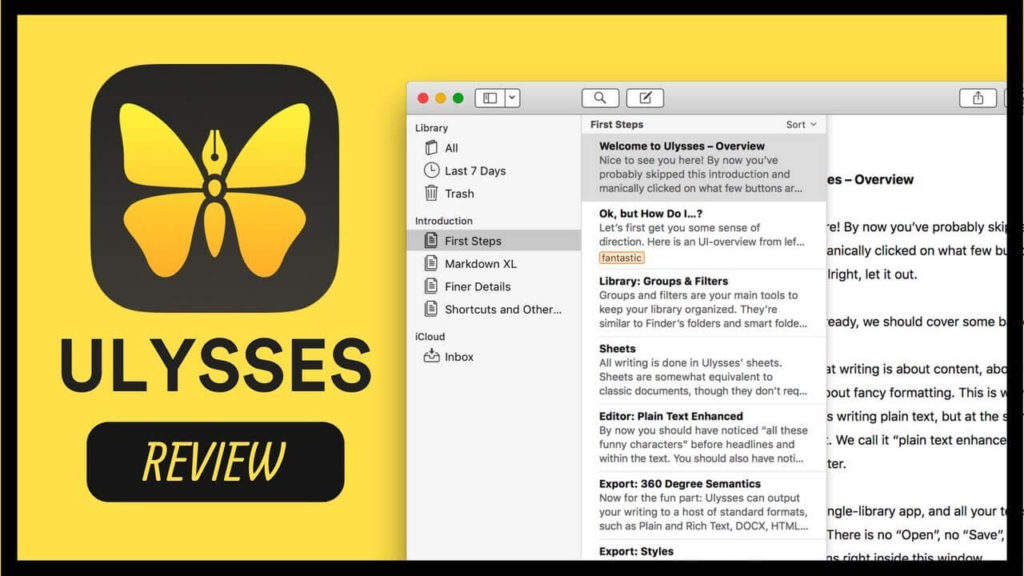 Ulysses is a powerful writing app for Mac and iPad. It's very flexible and has a lot of advanced features.