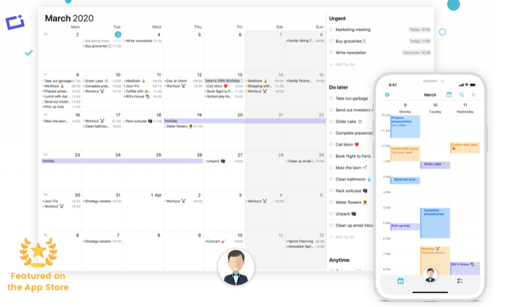 Butleroy -  The most intelligent calendar and to-do app 