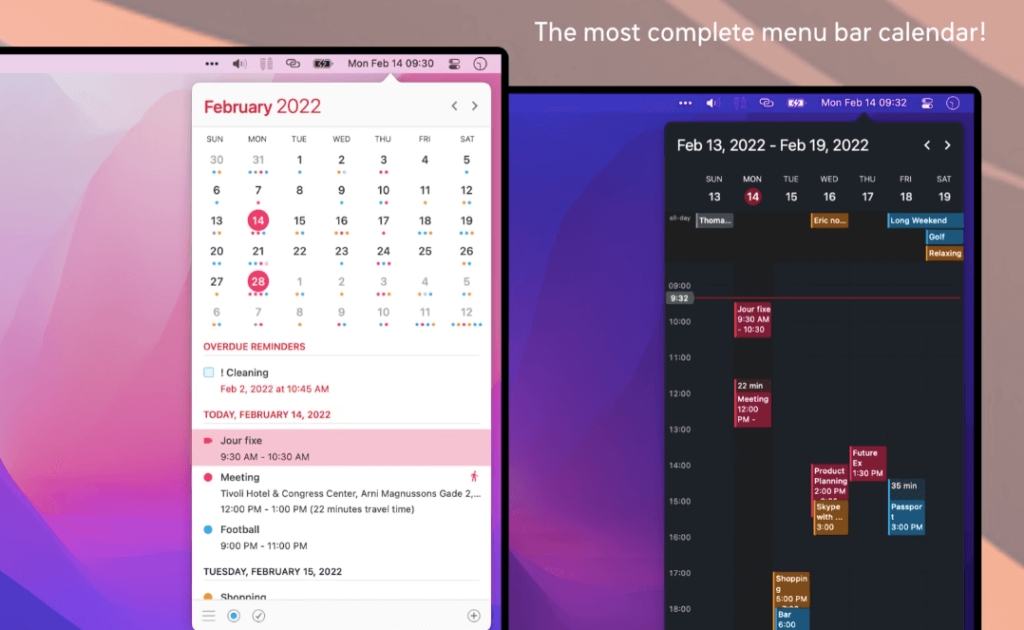 Calendar 366 II  - Best Mac app for Calendars, Meetings, and Deadlines
