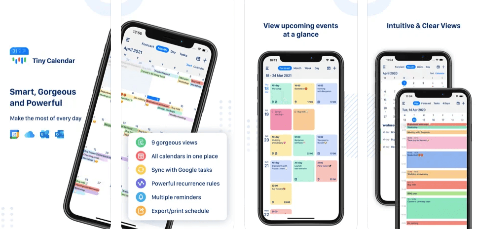 Tiny Calendar app for apple watch
