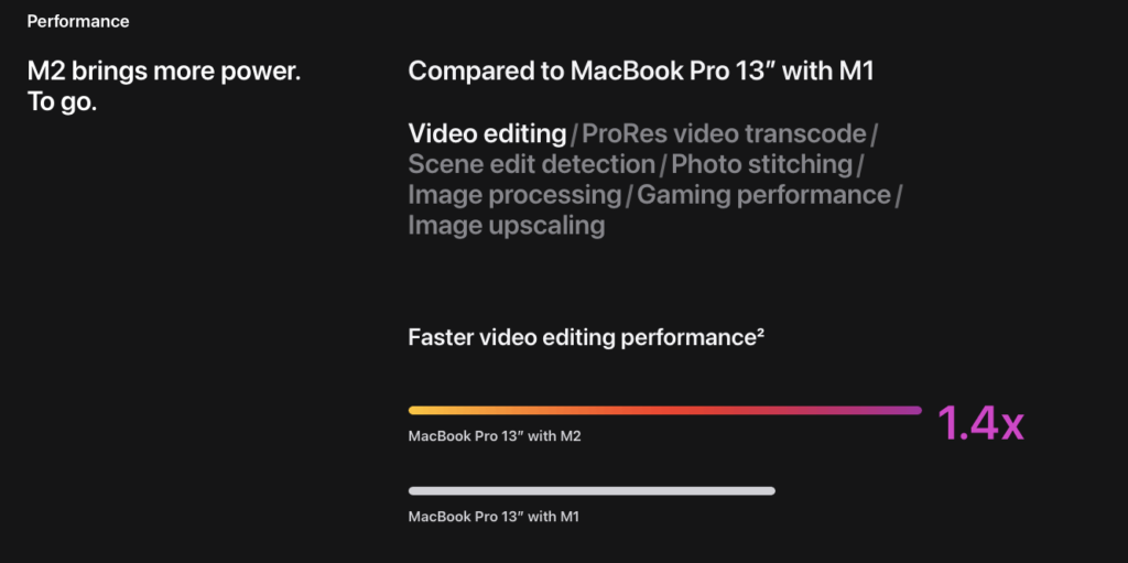 Create stunning graphics with a lightning‑fast 10‑core GPU. Work with more streams of 4K and 8K ProRes video with the high-performance media engine.