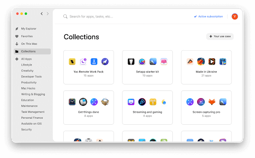 app in collections