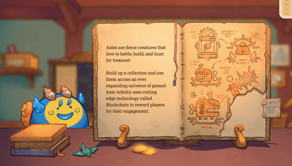 Axie is a new type of game, partially owned and operated by its players.