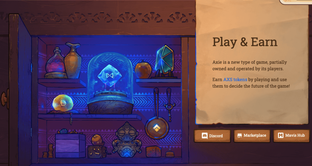 Earn AXS tokens by playing and use them to decide the future of the game!