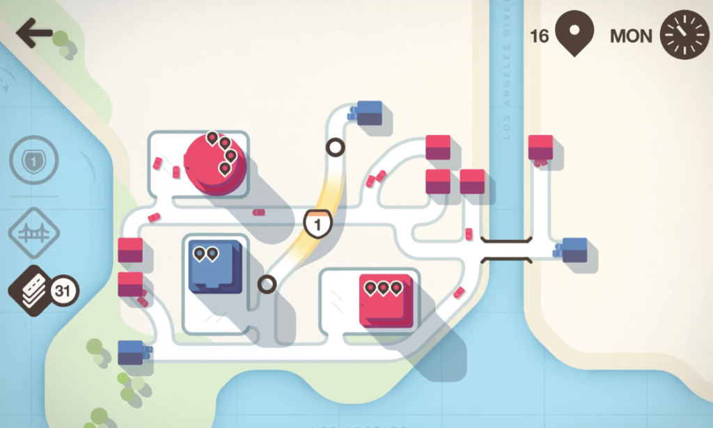 Mini Motorways - A great puzzle strategy game