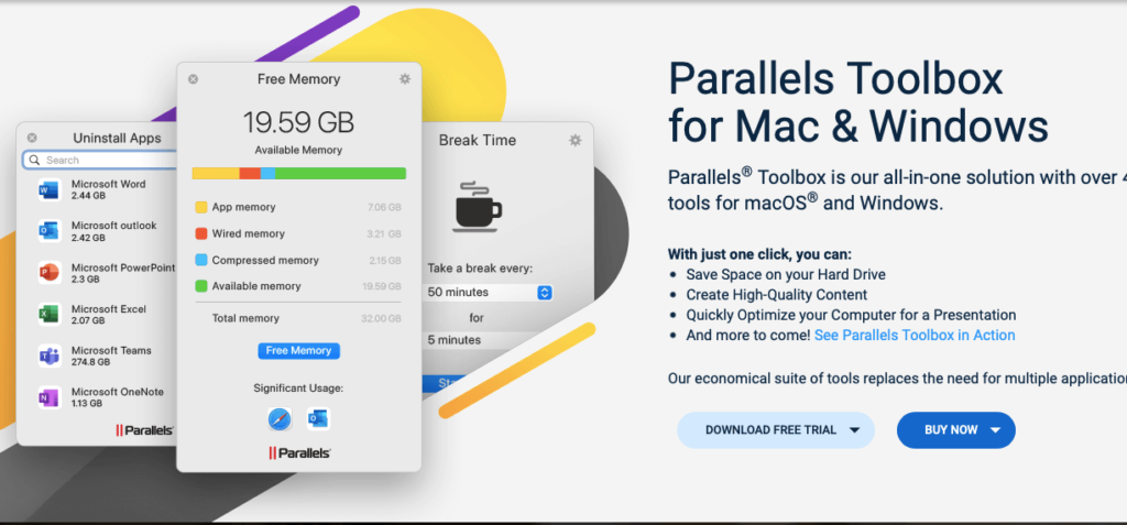 Parallels Toolbox - Quickly Optimize your Mac