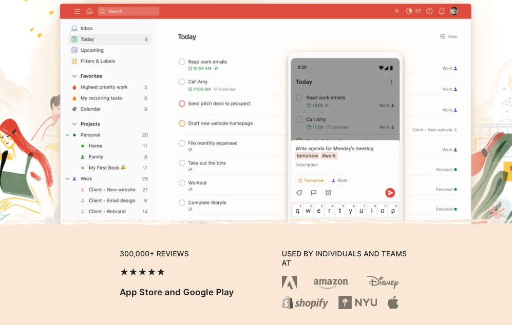 Todoist - Best for Daily Planning