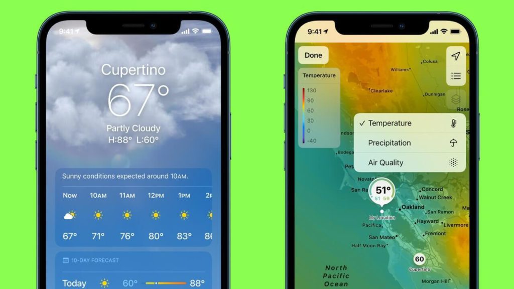 Ways to use iPhone Weather App