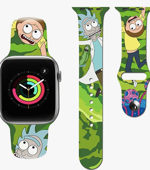 Funny rick and morty apple watch band - $9