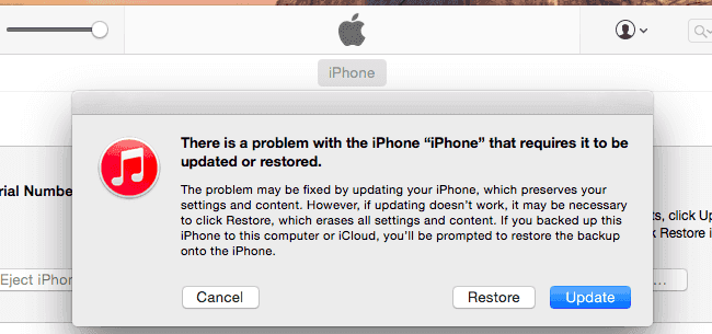 Factory Reset iPhone Without Apple ID Password via iTunes