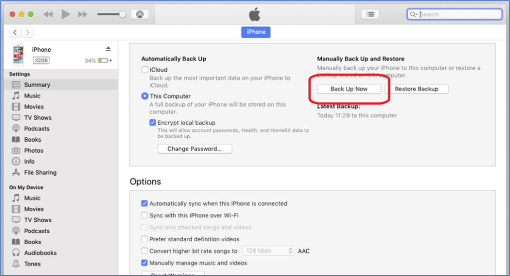 How to Transfer iPhone to iPhone Without iCloud via iTunes Backup